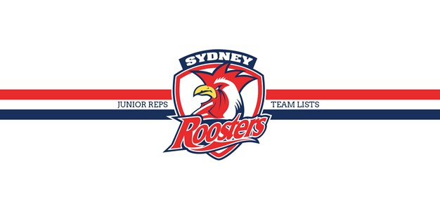 Junior Representative Teamlists for Round 2 Announced