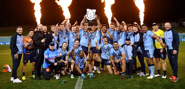 NRL.com: Blues Power to Big Win in Men's 2022 U19s Origin