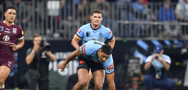 Origin Game II: Tupou Scores From a Harbour Bridge Pass