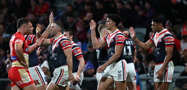 Roosters hold out Dolphins in high-scoring thriller