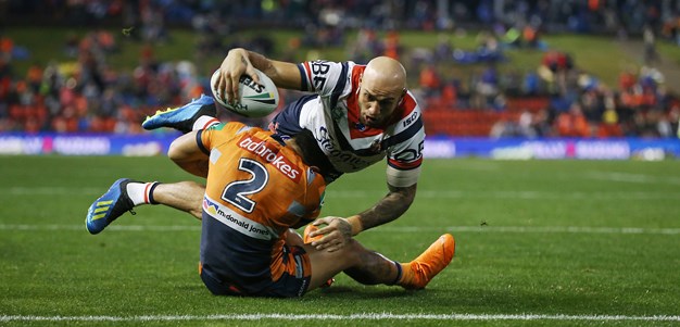 Ferguson bags a double as Roosters edge Knights