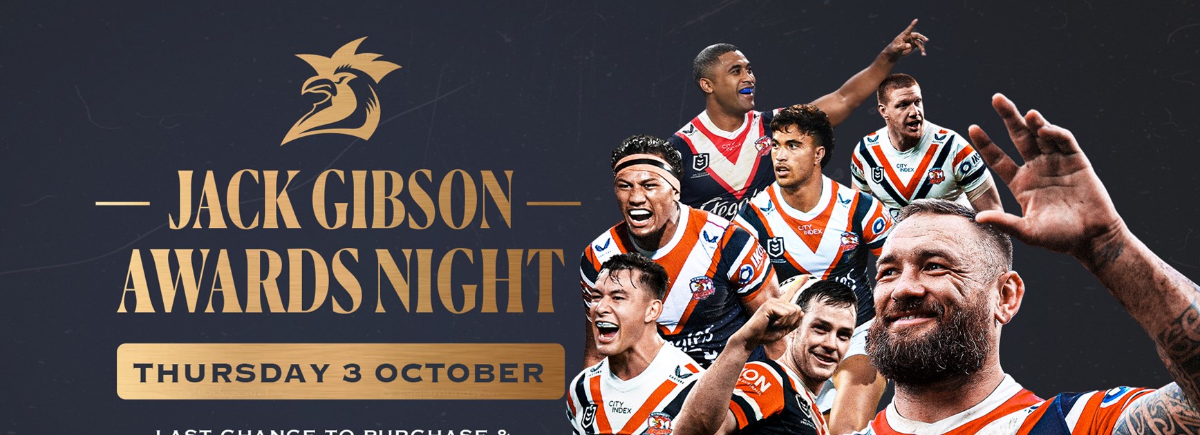 Book Now for the 2024 Jack Gibson Medal Awards Night!