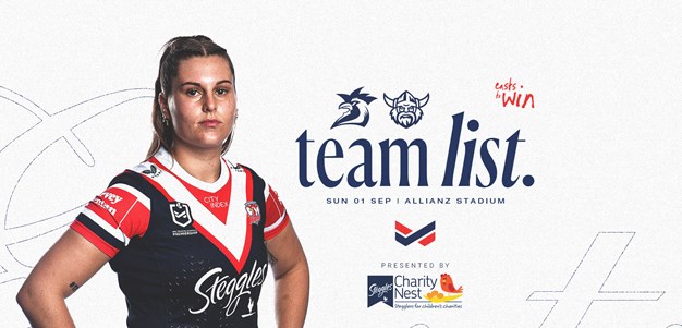 24 Hour Update | NRLW Round 6 Line Up vs Raiders