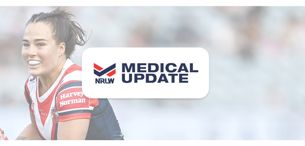 NRLW Medical Update: Round 8