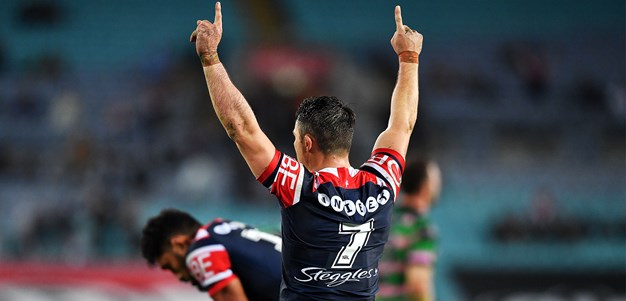 Roosters leapfrog Rabbitohs after gritty win