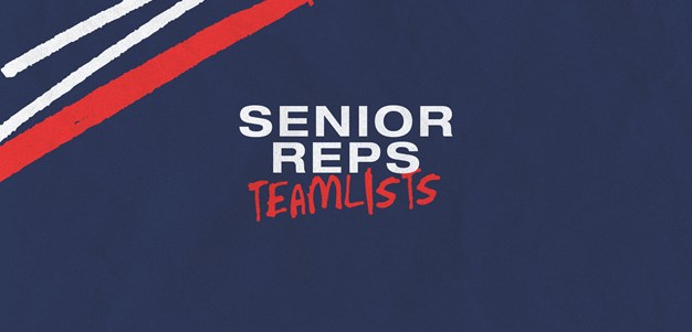 Senior Representative Teamlists for Round 19