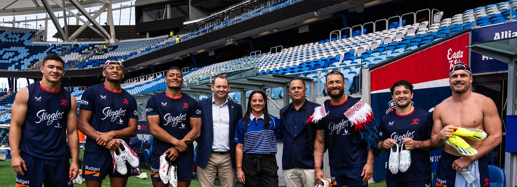 Roosters Get Kick Out of Te Atatu Visit